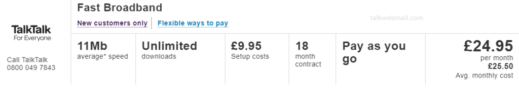 fast TalkTalk Broadband Deal